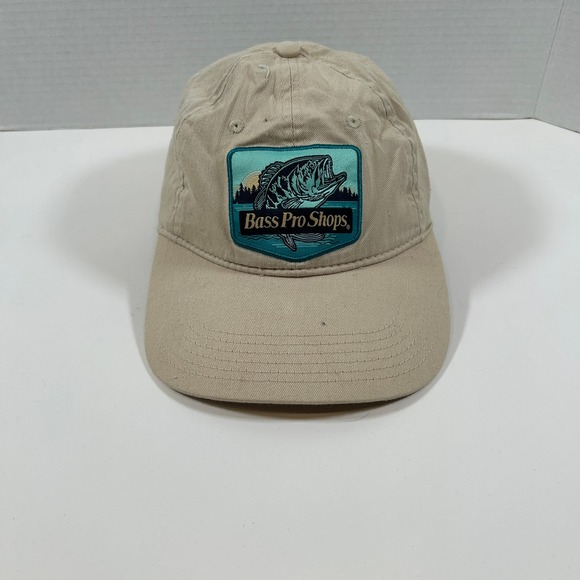 Bass Pro Shops Other - Bass Pro Shops Gone Fishing Baseball Cap Tan Snapback One Size Fits Most